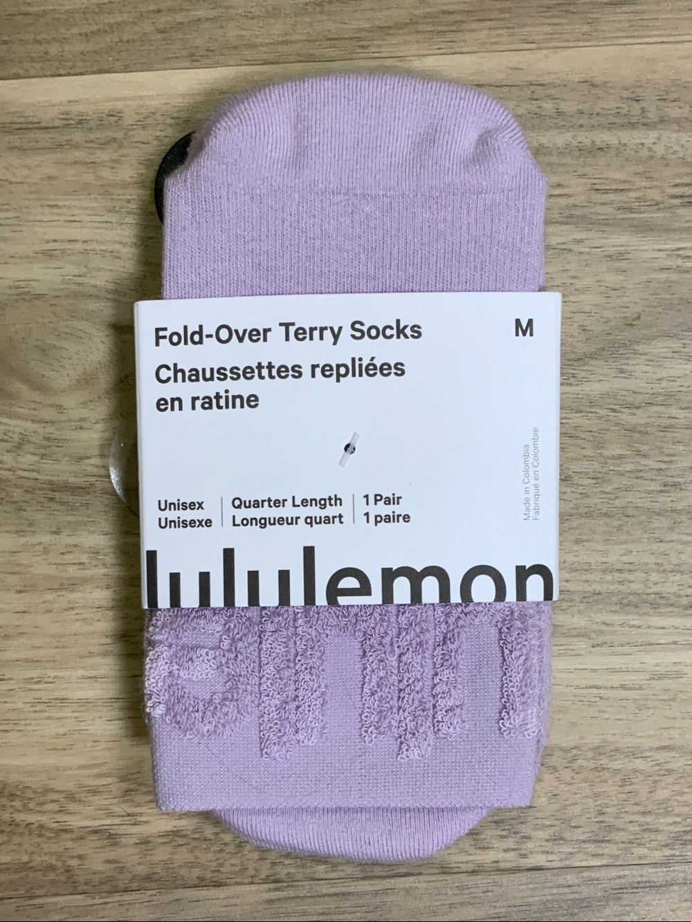 lululemon athletica Fold-Over Terry Socks - Lavender